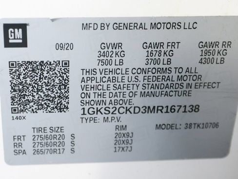 Used 2021 GMC Yukon AT4 w/ AT4 Premium Plus Package AWD/4WD image 53