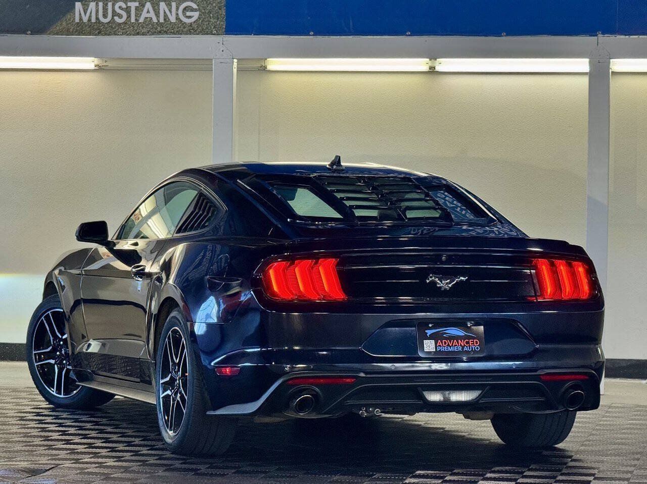 Used 2021 Ford Mustang Premium w/ Ford Safe & Smart Package RWD image 2