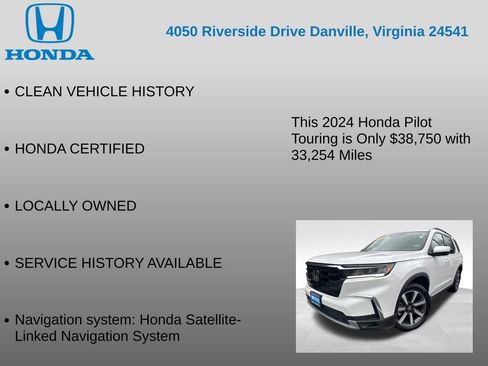 Certified 2024 Honda Pilot Touring image 7