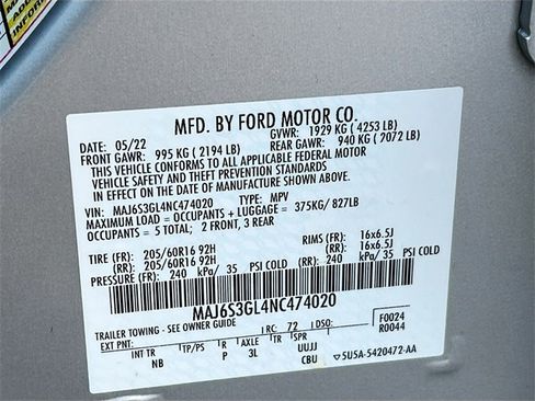 Used 2022 Ford EcoSport SE image 30