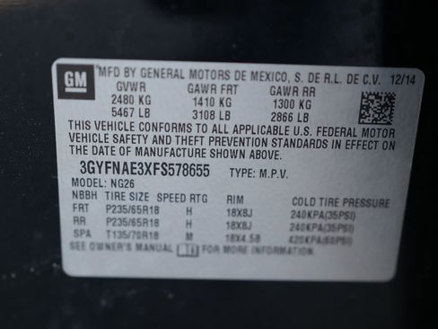 Used 2015 Cadillac SRX Base image 34