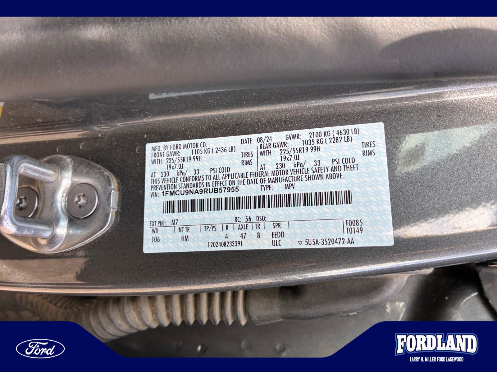 Used 2024 Ford Escape ST-Line Select w/ Tech Pack #2 AWD/4WD image 25
