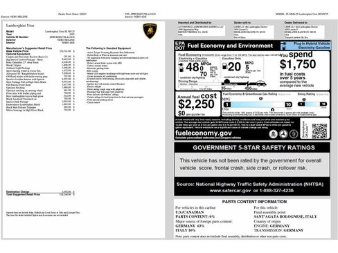 Used 2025 Lamborghini Urus Performante AWD/4WD image 6