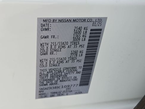 Used 2025 Nissan Murano SL AWD/4WD image 36
