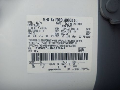 Used 2021 Ford Explorer XLT w/ Equipment Group 202A RWD image 19