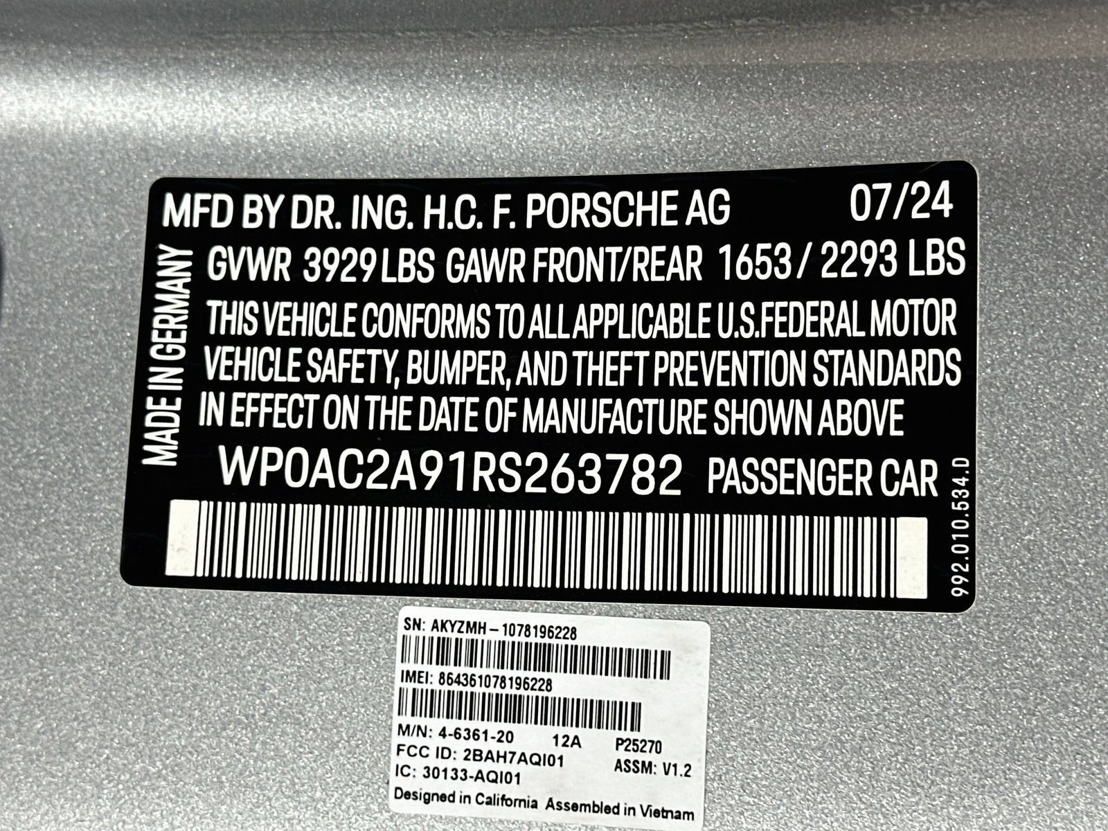 Used 2024 Porsche 911 GT3 RWD image 44