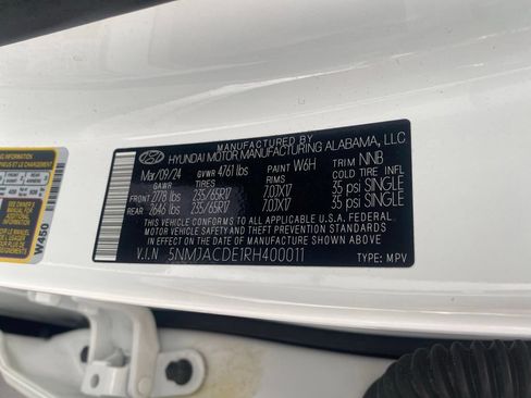 Certified 2024 Hyundai Tucson SE AWD/4WD image 25
