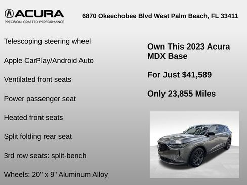 Used 2023 Acura MDX A-Spec AWD/4WD image 18