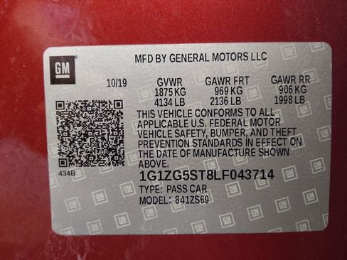 Used 2020 Chevrolet Malibu RS w/ LPO, Convenience Package 1 FWD image 33