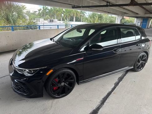 Used 2023 Volkswagen GTI SE w/ Black Wheel Package FWD image 1