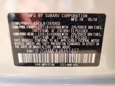 Used 2018 Subaru Crosstrek 2.0i Limited image 32