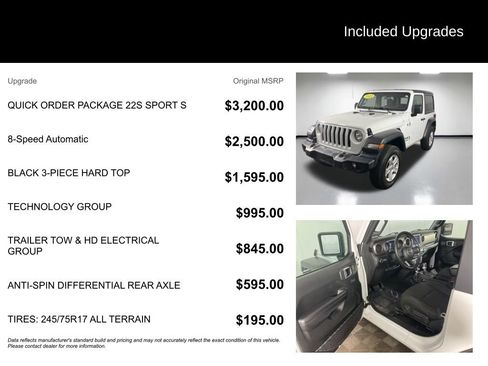 Used 2021 Jeep Wrangler Sport AWD/4WD image 7