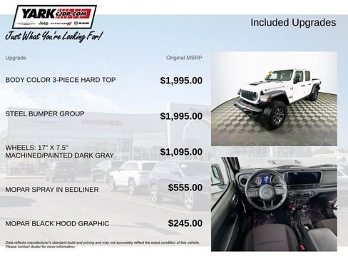 Certified 2025 Jeep Gladiator Mojave w/ Steel Bumper Group image 5