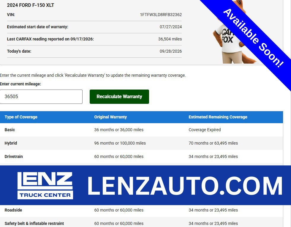 Used 2024 Ford F150 XLT w/ Equipment Group 302A MID AWD/4WD image 31