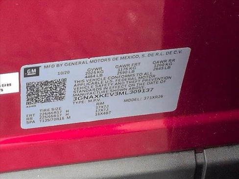 Used 2021 Chevrolet Equinox LT FWD image 24
