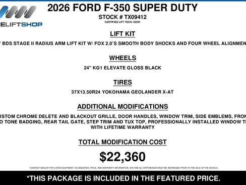 Used 2026 Ford F350 Platinum w/ Platinum Plus Package AWD/4WD image 2