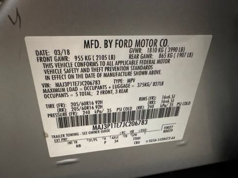 Used 2018 Ford EcoSport SE FWD image 53