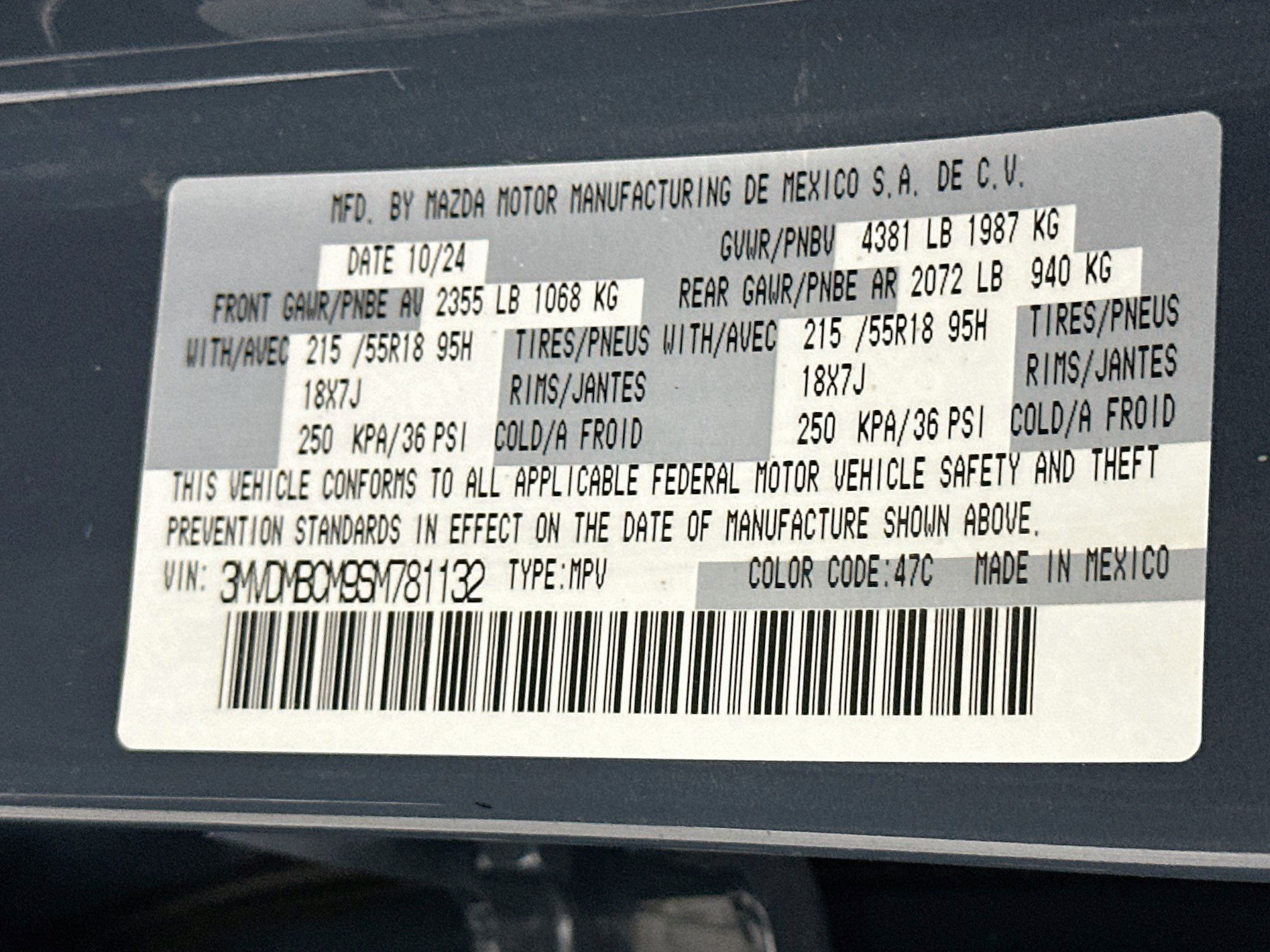 Used 2025 MAZDA CX-30 AWD 2.5 S w/ Preferred Package image 12