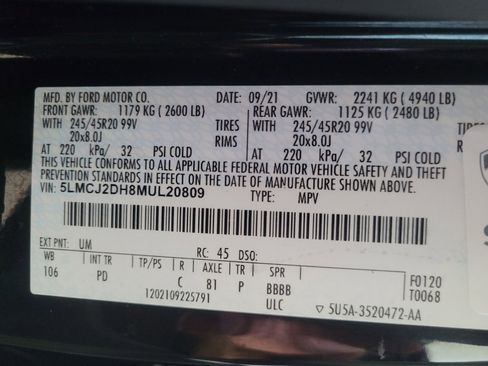 Used 2021 Lincoln Corsair Reserve w/ Equipment Group 201A AWD/4WD image 33