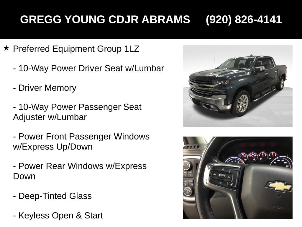 Used 2019 Chevrolet Silverado 1500 LTZ AWD/4WD image 7