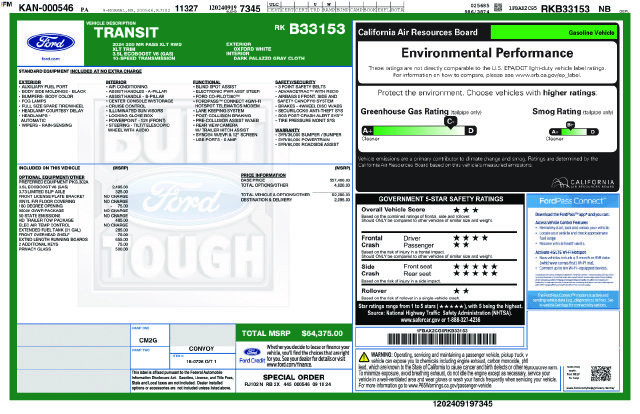Used 2024 Ford Transit 350 XLT RWD image 16