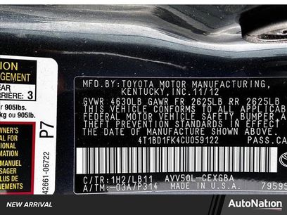 Used 2012 Toyota Camry XLE