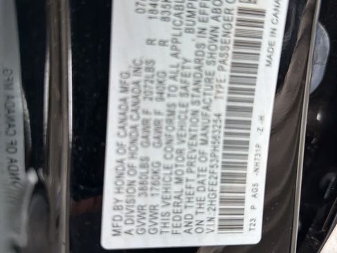 Used 2023 Honda Civic Sport image 21