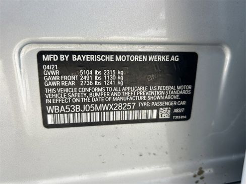 Used 2021 BMW 540i w/ Premium Package image 11