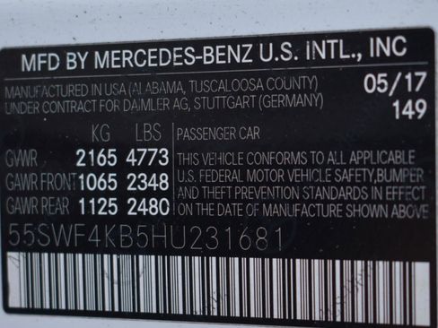 Used 2017 Mercedes-Benz C 300 4MATIC Sedan w/ Premium 3 Package image 48