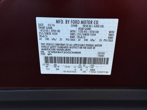 Used 2016 Ford Explorer Platinum image 24