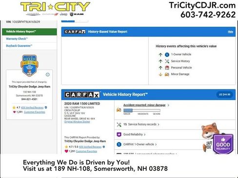 Used 2020 RAM 1500 Limited image 11