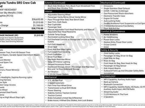 Used 2014 Toyota Tundra SR5 w/ SR5 Upgrade Package AWD/4WD image 19