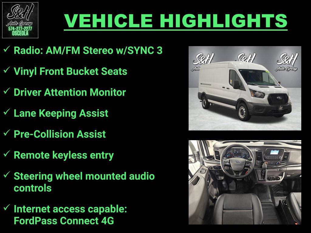 Used 2025 Ford Transit 150 148 Medium Roof w/ Load Area Protection Package RWD image 3
