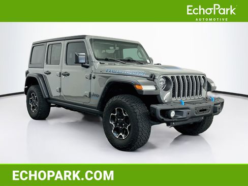 Used 2023 Jeep Wrangler Unlimited Rubicon 4xe w/ Cold Weather Group AWD/4WD image 1
