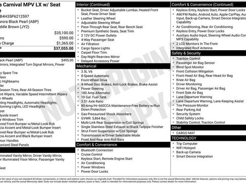 Used 2023 Kia Carnival LX FWD image 13