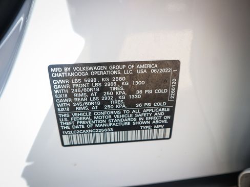 Used 2022 Volkswagen Atlas Cross Sport SE image 35