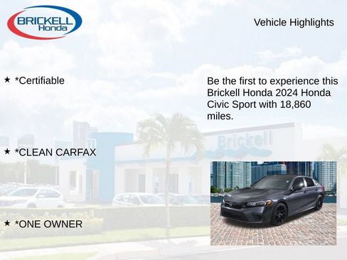 Used 2024 Honda Civic Sport image 8