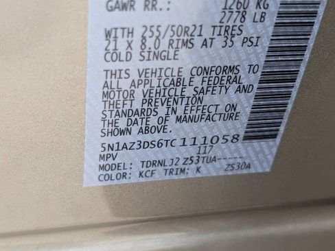 New 2026 Nissan Murano Platinum w/ Cargo Package AWD/4WD image 21