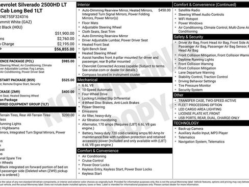 New 2025 Chevrolet Silverado 2500 LT w/ Convenience Package AWD/4WD image 5