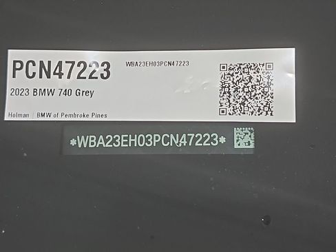 Certified 2023 BMW 740i w/ Parking Assistance Package RWD image 28
