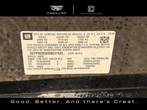 Used 2013 Cadillac SRX Luxury w/ Driver Awareness Package image 29