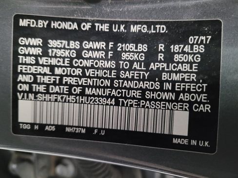 Used 2017 Honda Civic EX image 33