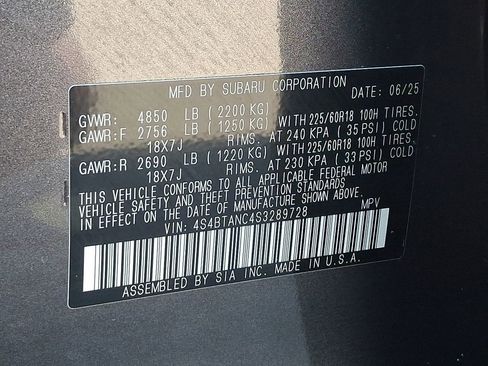 Used 2025 Subaru Outback Limited AWD/4WD image 27