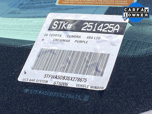 Used 2025 Toyota Tundra Limited image 36