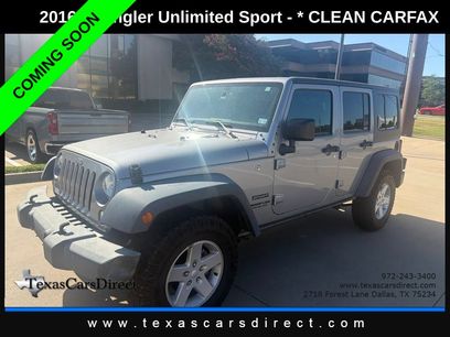 Used 2016 Jeep Wrangler Unlimited Sport w/ Quick Order Package 24S