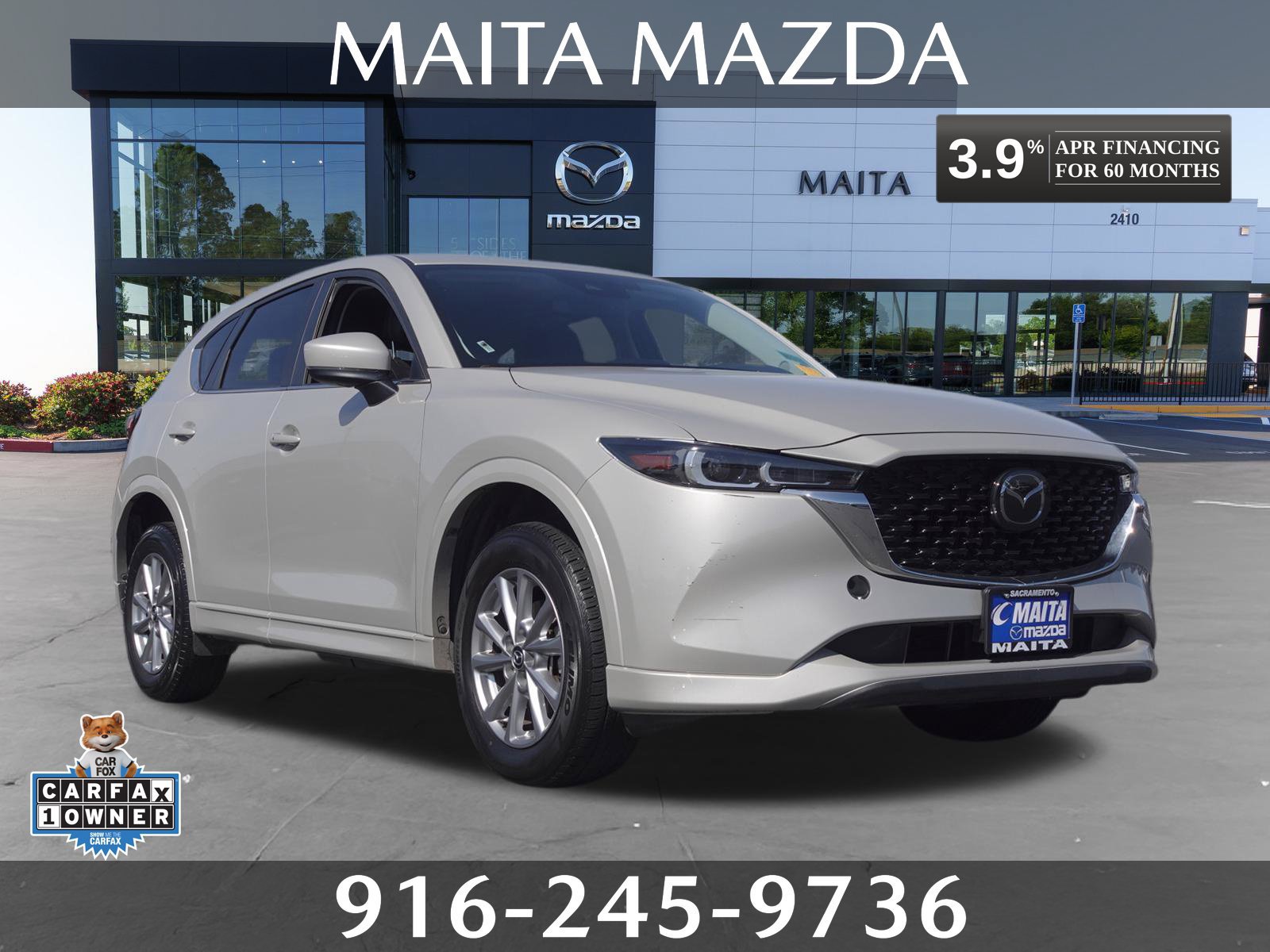 Certified 2025 MAZDA CX-5 AWD 2.5 S w/ Preferred Package 360° Tour