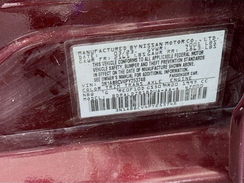 Used 2023 Nissan Sentra SV FWD image 40