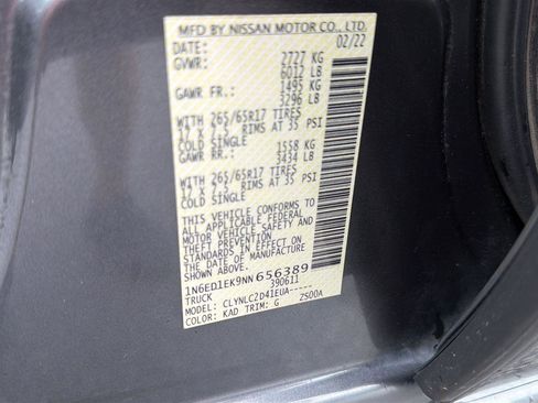 Used 2022 Nissan Frontier SV AWD/4WD image 40
