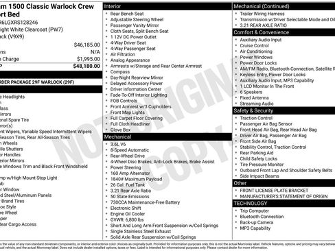 Used 2024 RAM 1500 Warlock RWD image 27
