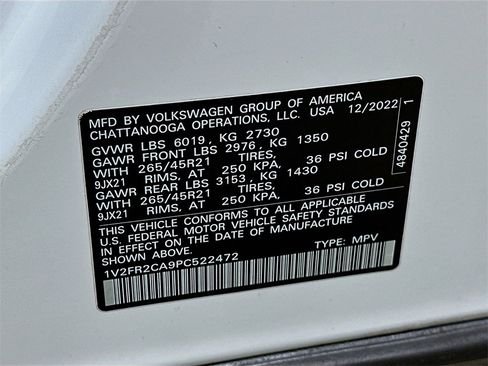 Used 2023 Volkswagen Atlas SEL Premium image 35